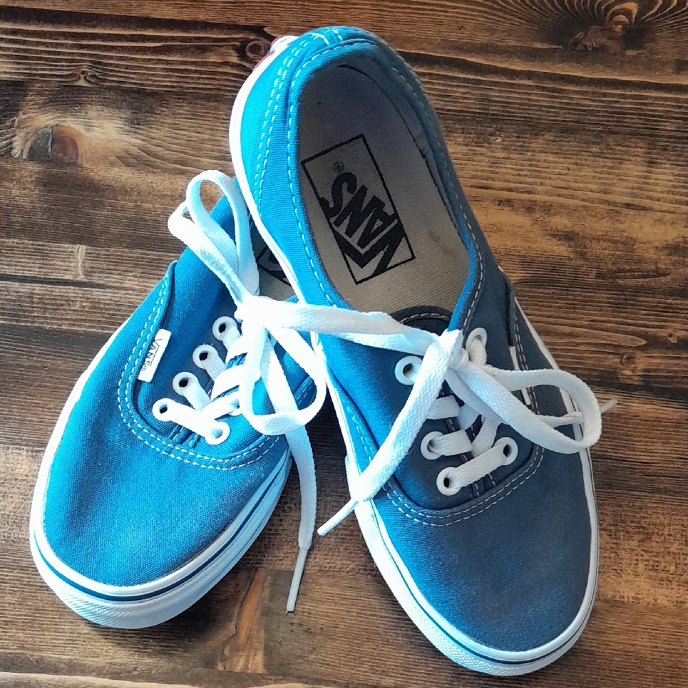 Vans Blue Lace-Up Sneakers